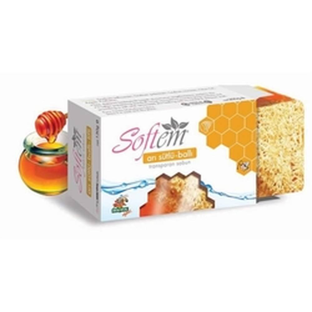 SOFTEM ARI SÜTLÜ BALLI LİFLİ SABUN 130 gr